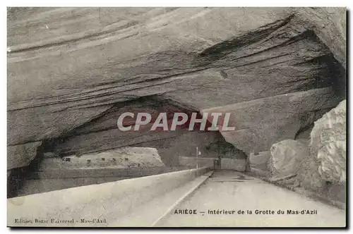 Mas d&#39Azil Ansichtskarte AK Interieur de la grotte