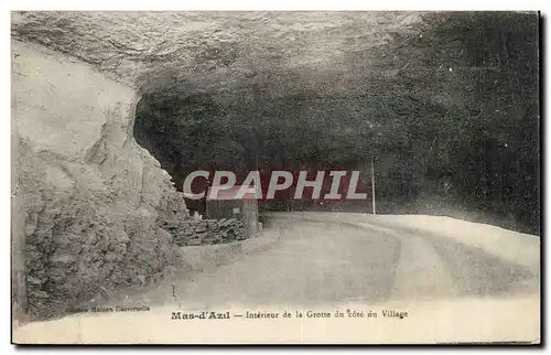 Mas d&#39Azil Cartes postales Interieur de la grotte du cote du village