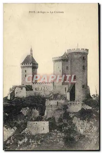 Foix Cartes postales Le chateau