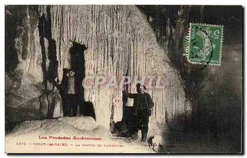 Ussat les Bains Cartes postales La grotte de Lombrives