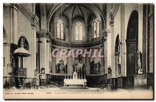 Pamiers Cartes postales Interieur de la cathedrale