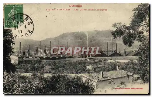 Pamiers Cartes postales Les usines metallurgiques