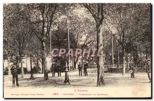 Pamiers Cartes postales Promenade du Castella