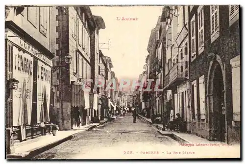 Pamiers - La Rue Major - Cartes postales