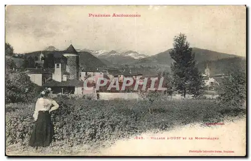 Village d&#39Oust et le Montvallier - Cartes postales