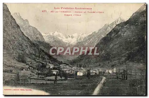 Ax les Thermes Cartes postales Orgeix et vallee d&#39Orlu Cirque d&#39orlu