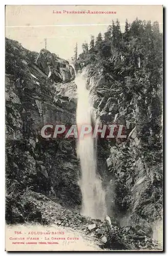 Aulus les Bains Cartes postales Cascade d&#39Anse La grande chute