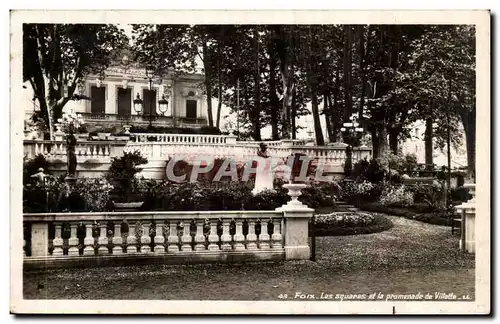 Foix Cartes postales Les squares et la promenade de Villotte
