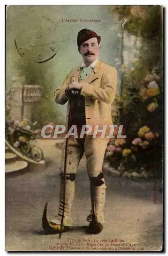 Ariege pittoresque Cartes postales Type de Bethmale pres cAstillon et pres les eaux minerales de Pontaut d&#39Ay