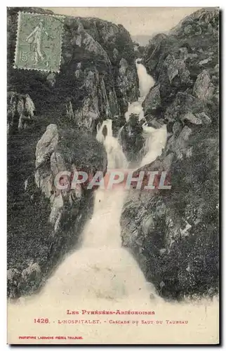 L'Hospitalet Cartes postales Cascade du saut du taureau