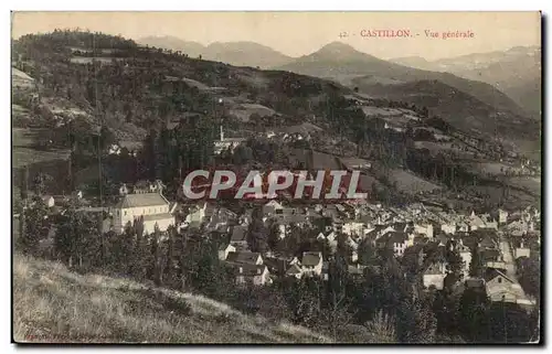 Castillon Cartes postales Vue generale