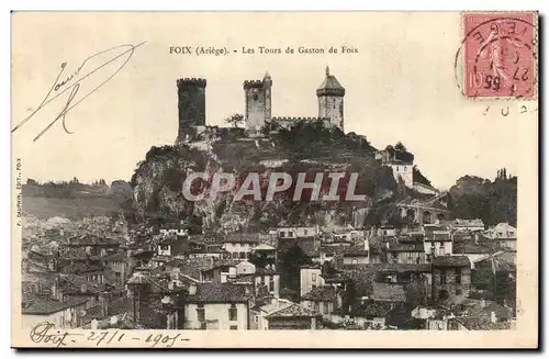 Foix Cartes postales Les Tours de Gaston de Foix