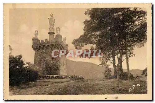 Ax les Thermes Cartes postales La Vierge sur le rocher