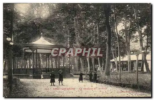 Ussat les Bains Ansichtskarte AK Le kiosque et le parc