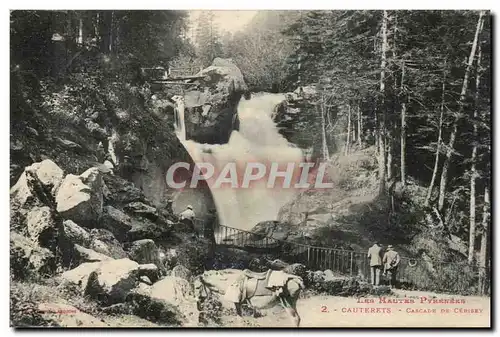 Cauterets Ansichtskarte AK Cascade de Cerisey