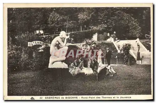 Bagneres de Bigorre Ansichtskarte AK Rond point des Thermes et la Jouvence