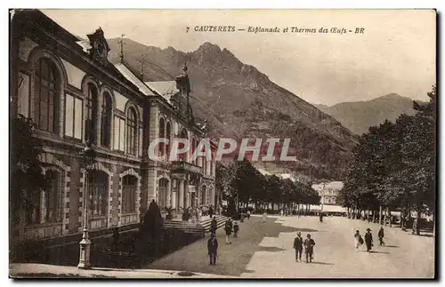 Cauterets Cartes postales Esplanade et thermes des oeufs