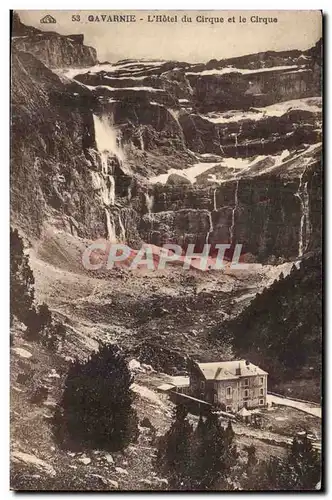 Gavarnie Cartes postales L&#39hotel du cirque et le cirque