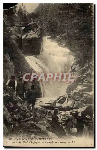 CAuterets Cartes postales Route du pont d&#39Espagne