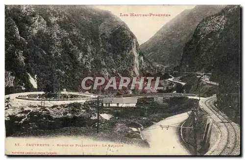 CAuterets Cartes postales Route de Pierrefitte Le limacon