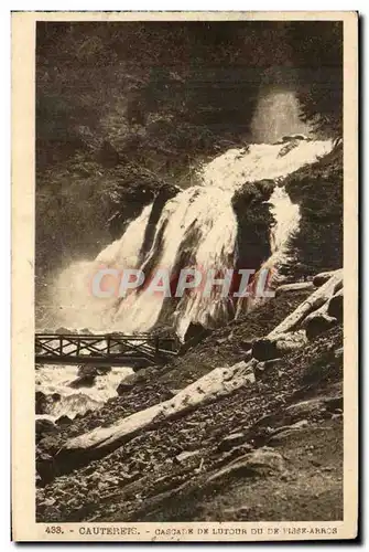 CAuterets Ansichtskarte AK Cascade de Lutour ou de pisse Arros