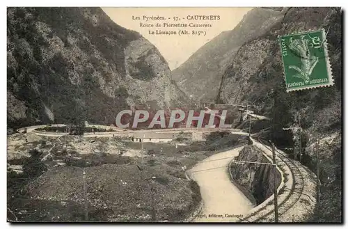 CAuterets Cartes postales Route de Pierrefitte Le limacon