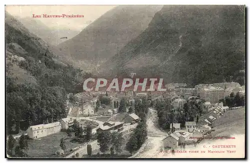 CAuterets Cartes postales Vue generale prise du Mamelon vert