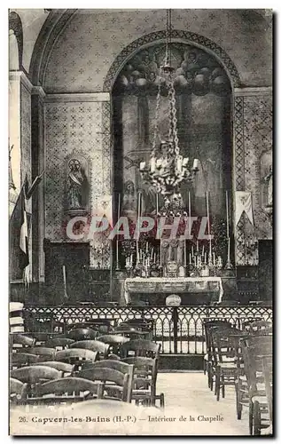 Capvern les Bains Ansichtskarte AK interieur de la chapelle