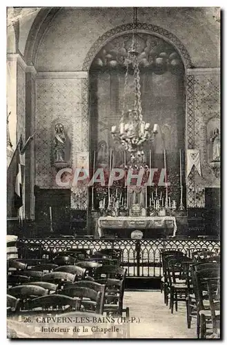 CApvern les Bains Ansichtskarte AK Interieur de la chapelle