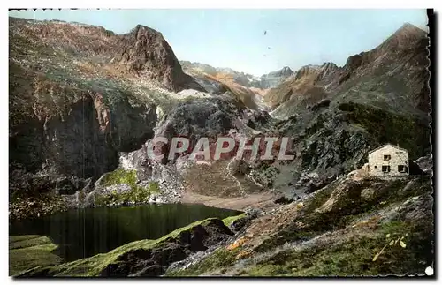 Environs de luchon Ansichtskarte AK Le lac d&#39Expingo et le refuge