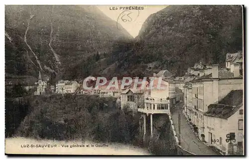 Ansichtskarte AK Luz Saint Sauveur Vue generale et le gouffre