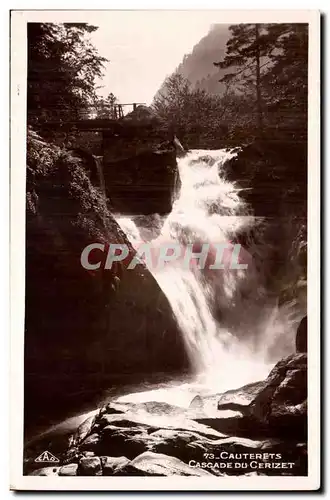 Cartes postales CAuterets Cascade du Cerizet