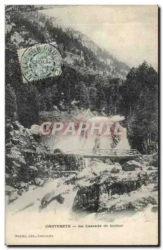 Cauterets Cartes postales La cascade de Lutour