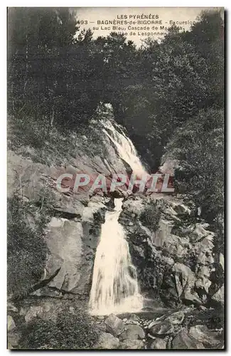 Bagneres de Bigorre Ansichtskarte AK Excursion au lac Bleu Cascade de Magenta