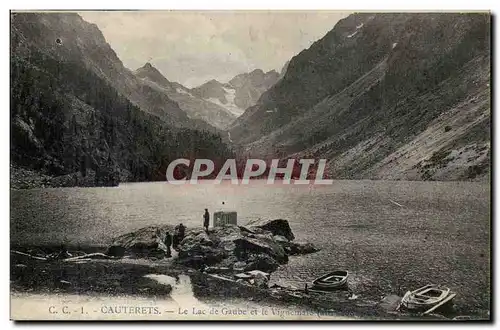 cauterets Ansichtskarte AK le lac de Gaube et le Vignemale