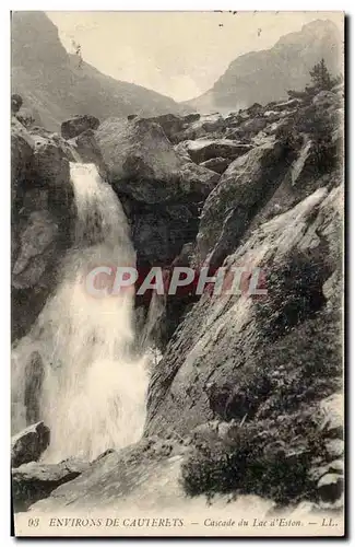 Cauterets - Cascade du Lac d&#39Estom - Ansichtskarte AK