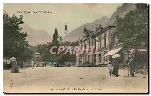 Cauterets - Esplanade - Le casino Cartes postales