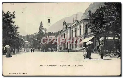 Cauterets - Esplanade - Le casino Cartes postales