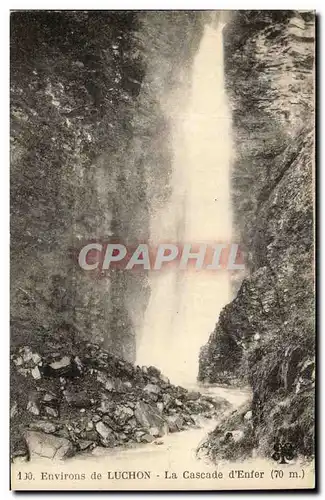 Luchon Ansichtskarte AK Vallee du Lys La cascade d&#39enfer