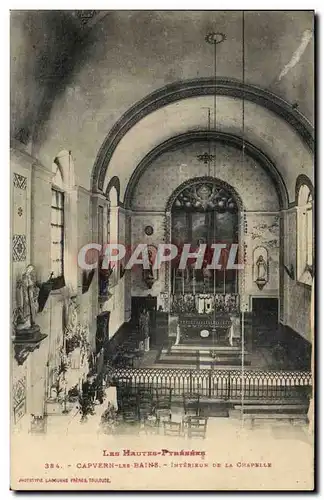 Capvern Cartes postales Interieur de la chapelle