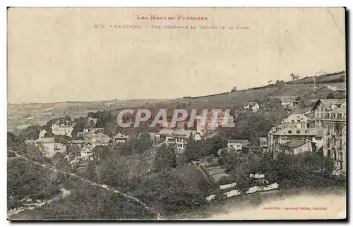 Capvern Cartes postales Vue generale de Venant de la gare