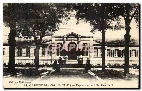 Capvern Cartes postales Esplanade de l&#39etablissement
