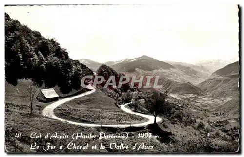 Cartes postales moderne Col d&#39Aspin le fer a cheval et la vallee d&#39Aure