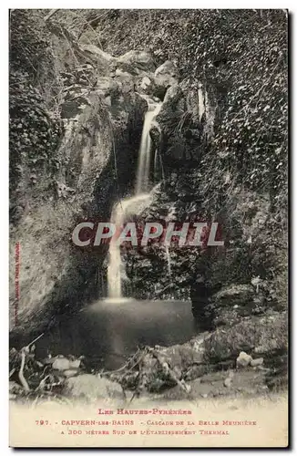 Cartes postales Capvern les Bains Cascade de la belle meuniere a 300 metres sud de l&#39etablissement thermal