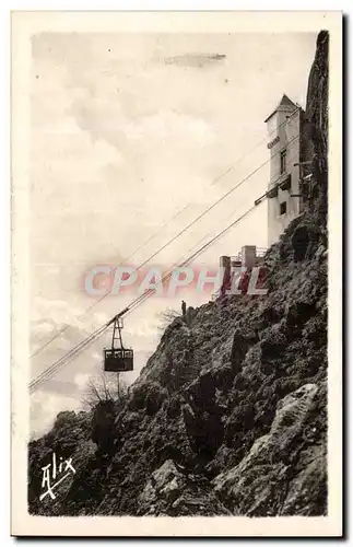 Cartes postales Le teleferique du Pibeste Gare superieure Arrivee d&#39une cabine