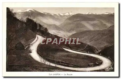 Cartes postales Col d&#39Aspin La boucle