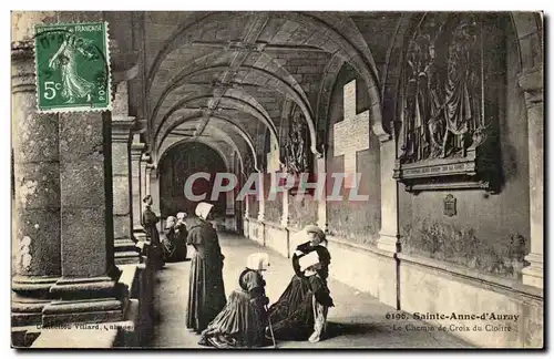 Saint Anne d'Auvray Cartes postales Le chemin de CRoix du cloitre