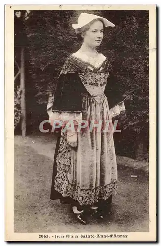 Saint Anne d&#39Auvray Cartes postales Jeune fille