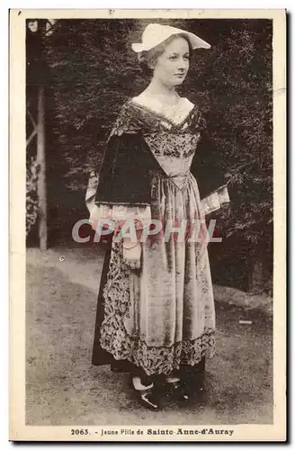 Saint Anne d'Auvray Cartes postales Jeune fille