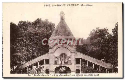 Saint Anne d&#39Auvray Ansichtskarte AK La Scala Sancta ou se donnaient les offices en plein vent